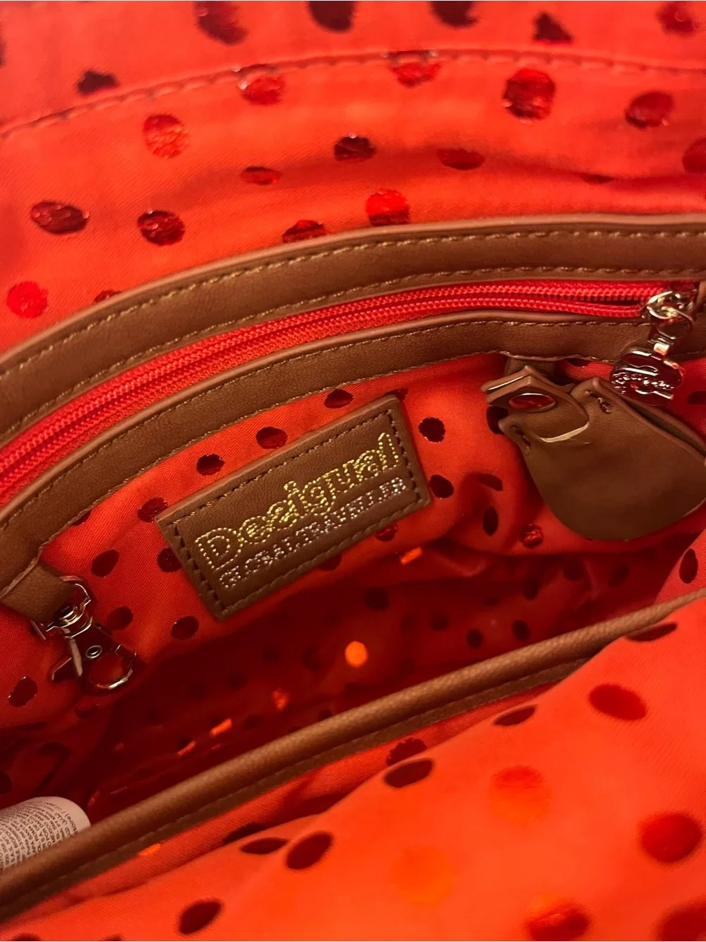 NWOT Rare Desigual Global Traveller Abstract Watercolor Satchel Bag